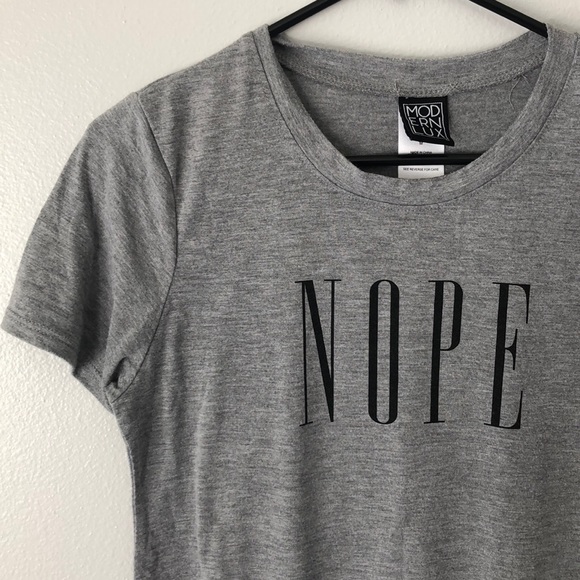 Modern Lux Tops - NOPE tee x